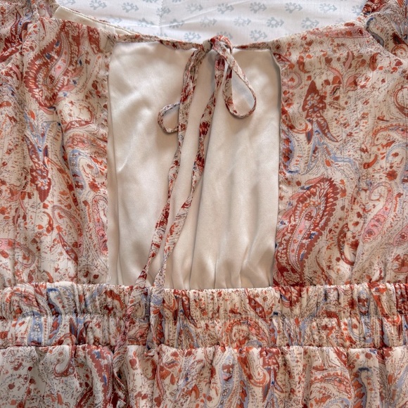 NWOT Francesca’s Miami Paisley Print Women's Size Small Romper - Picture 5 of 6